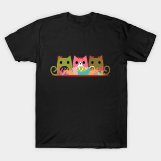 Three Cutie Kittens T-Shirt